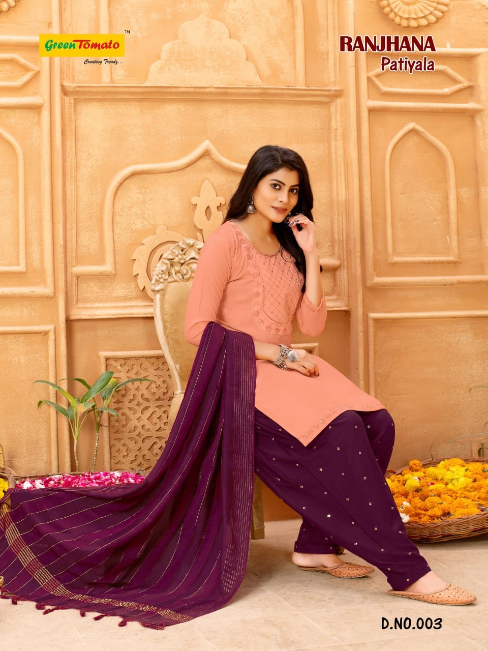 Ranjhana Patiyala Regular Ethnic Wear Heavy Rayon Ready Made Collection